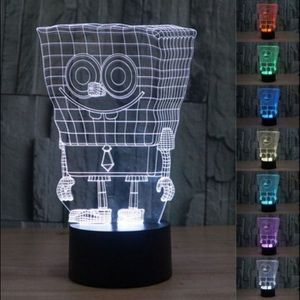 NWB Spongebob Squarepants 3D Lamp - Nightlight